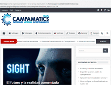 Tablet Screenshot of campamatics.com